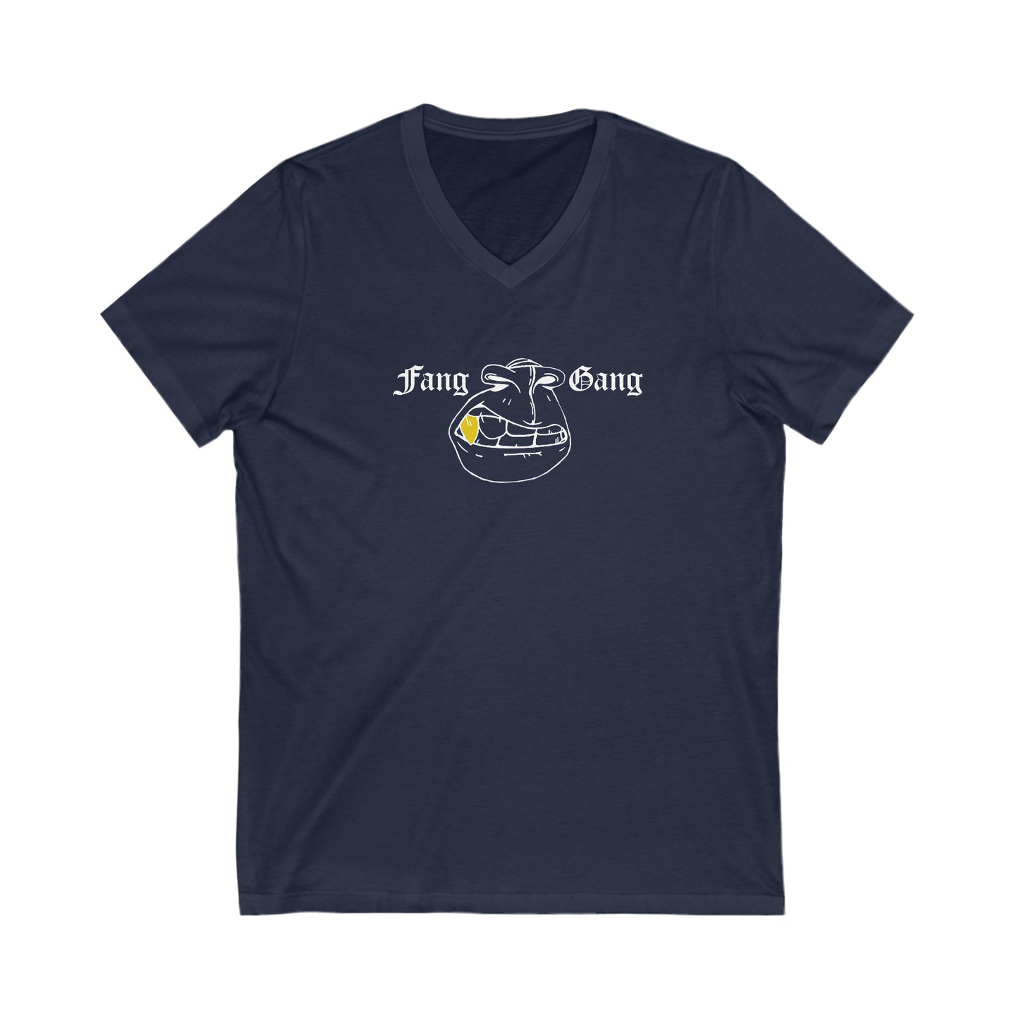 Fang Gang Official Shirt - Unisex Jersey Short Sleeve V-Neck Tee