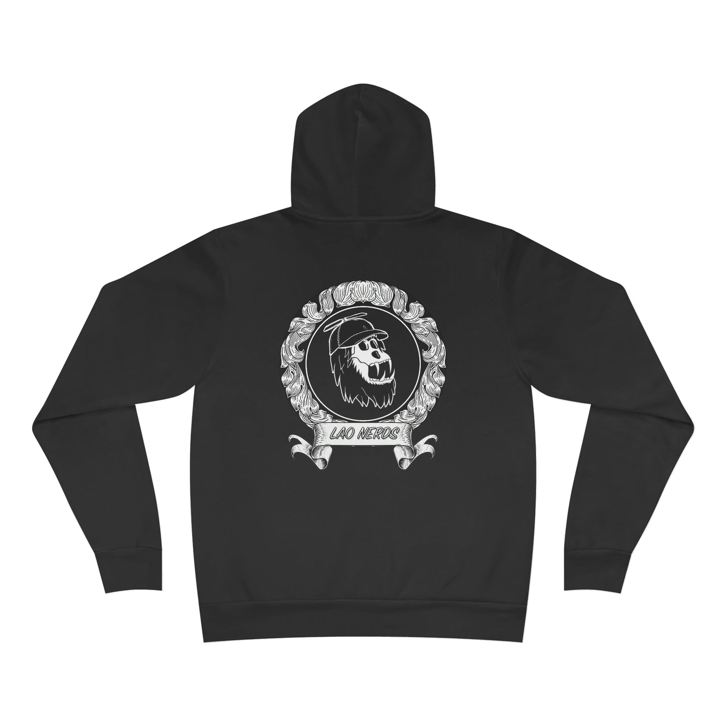 The LAO Nerd's Official Nerd Hoodie -  Unisex Sponge Fleece Pullover Hoodie